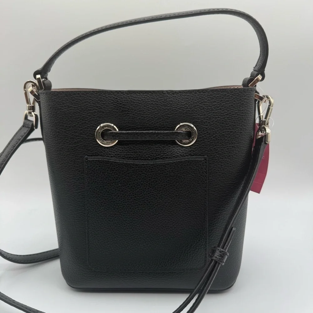 Kate Spade Black Leather Shoulder Bag | New with Tags